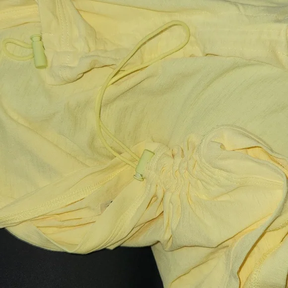 FP Movement Tempo Sport Mode Tank Top Yellow L Ruched Shirt Free People Athletic - Picture 12 of 13